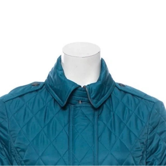 Burberry Brit Quilted Fitted Jacket
